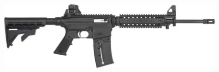 MOSSBERG 715T FLAT TOP 22LR – 16.5″ 25RD BLUED/SYN