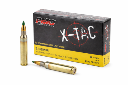 PMC X-TAC 5.56mm 62 Grain Ammo – 20 Rounds Box