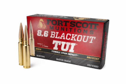 Fort Scott Munitions 8.6 Blackout TUI 235 Grain Rifle Ammo – 20 Rounds