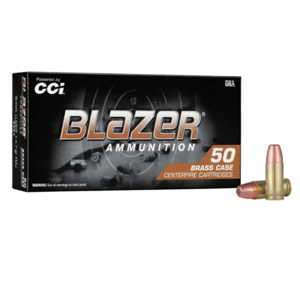 CCI Blazer 9mm 115 Grain FMJ Ammo – 50 Rounds Brass Case